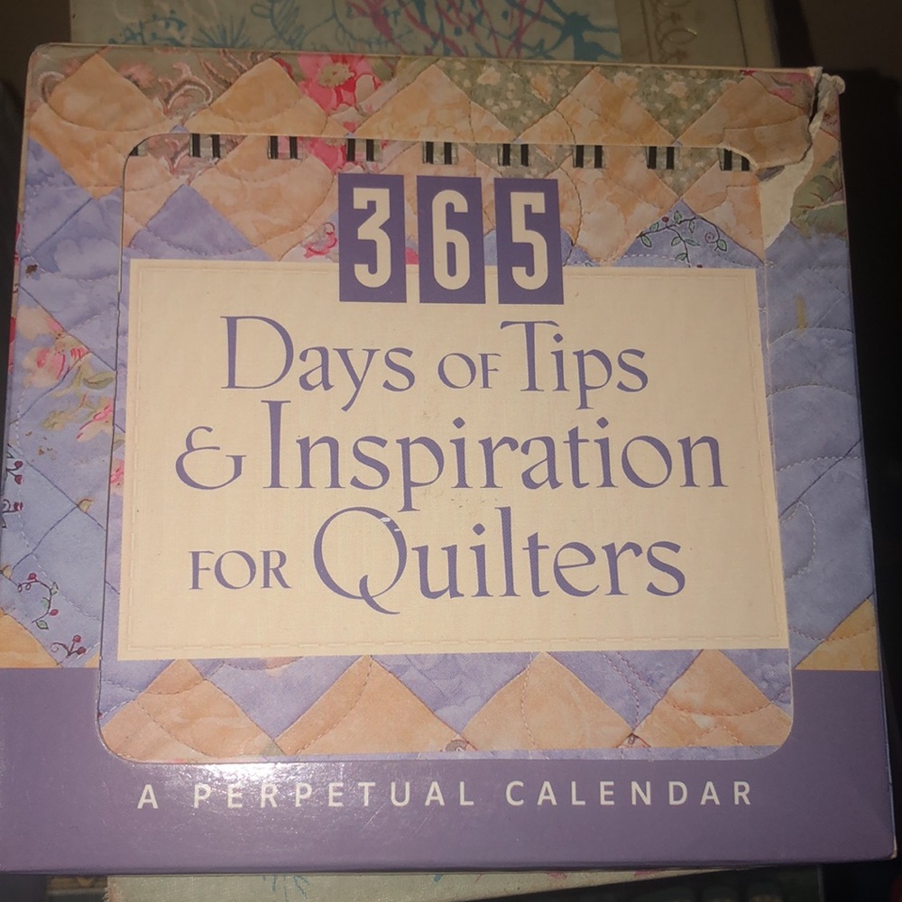 Quilters perpetual calendar 365 days of tips and inspiration for quiltersbarbour